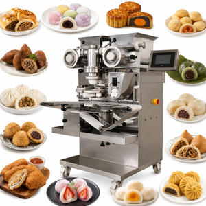 Machine automatique de formage de Char Siu Banh Bao, équipement de remplissage et de formage de Gujiya, équipement de production de boulettes de pâte fourrées au fromage - Product Image 3