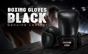 Venta al por mayor de guantes de boxeo de cuero sintético logotipo personalizado guantes de lucha profesional kick boxing deportes - Product Image 3