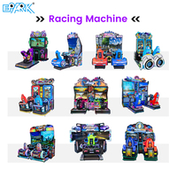 Machine d'arcade de course de motos à monnayeur, simulateur de conduite pour centres commerciaux et salles d'arcade (FEC)