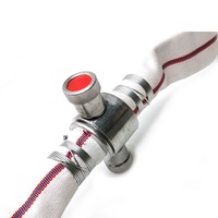 Tuyau d'incendie plat de haute qualité, économique, résistant, flexible, recouvert de toile renforcée, avec raccords