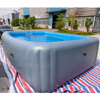 Piscine gonflable en PVC renforcé de 40 mm, résistante aux déchirures, pour usage commercial intensif