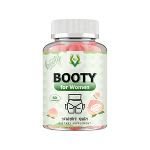 OEM ODM Booty for Women Gummies Vitamin D3 Iron Maca Creatine Monohydrate Big Firmer Glutes Zero Sugar Vegan Voluptuous Curves - Product Image 1
