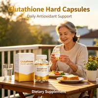 Complexe de glutathion végétalien/gélifié en capsules dures avec vitamine C (5g) pour un soutien nutritionnel antioxydant quotidien