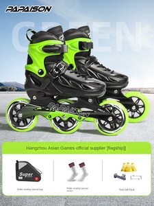 <span class=keywords><strong>Patines</strong></span> <span class=keywords><strong>de</strong></span> <span class=keywords><strong>Ruedas</strong></span> Grandes <span class=keywords><strong>de</strong></span> <span class=keywords><strong>Tres</strong></span> <span class=keywords><strong>Ruedas</strong></span> <span class=keywords><strong>de</strong></span> Una Sola Fila PAPAISON para Principiantes, Adultos, Profesionales, <span class=keywords><strong>de</strong></span> Carreras, al por Mayor, EVA, PU, PP - Product Image 6