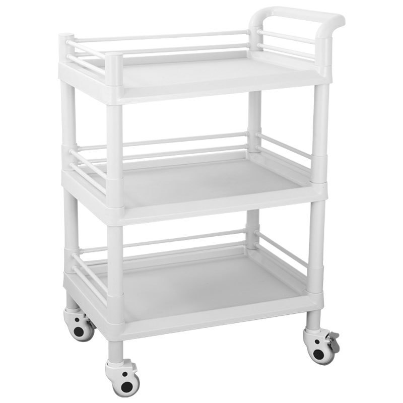 China Cheap Hospital Plastic Utility Trolley