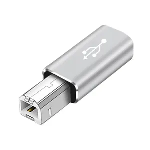 Usb Type C Vrouw Naar Usb B Mannelijke Scanner Converter Mannelijke Adapter Aansluiting Converter Voor Printer Midi Controller Piano Toetsenbord