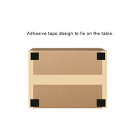 Boîte de remplissage de vide auto-érectible en papier kraft compostable et biodégradable, personnalisable, rectangulaire, facile à transporter