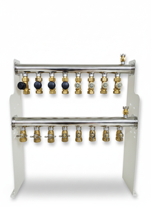Colector de Control de Zonas Inteligente GHTECH GHSYS8p de 8 Puertos, 556x135x625mm, para Calefacción por Suelo Radiante, Sistema de Calefacción Hidrónica por Suelo Radiante - Product Image 6
