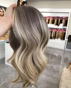 Top Quality Natural Hairline Destaque Peruca Não Transformados Raw Cabelo Toupees Silk Base Topper Para Mulheres Brancas