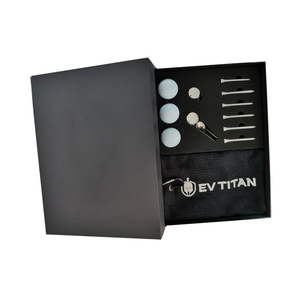 custom logo Golf gifts set box with golf divot tools, golf tees, ball markers and golf balls golf accessories