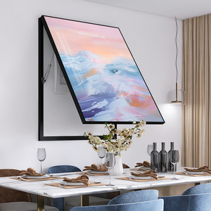 Modern seascape pintura parede arte decoração para medidor elétrico caixa Decor Power Switch Hide Cover Wall Poster Decoração para casa