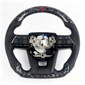 Volant en fibre de carbone forgé pour <span class=keywords><strong>Toyota</strong></span> Hilux Fortuner Camry Land Cruiser Corolla Hiace <span class=keywords><strong>Gt</strong></span> 86 Mark X Prado Supra Mk5 - Product Image 5