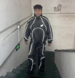 Vestes coupe-vent réfléchissantes qui brillent dans le noir, activées par la chaleur, à changement de couleur, réactives à la température de l'eau et ensembles de pantalons - Product Image 6