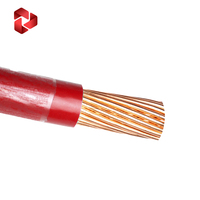Cable de instalación eléctrica de cobre THW de 600V con aislamiento de PVC y conductor sólido