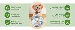 Nouveau Bol pour Animaux de Compagnie en Acier Inoxydable Écologique pour Alimentation Lente, Anti-Dérapant, Anti-Choc, Anti-Étouffement, Approvisionnement Immédiat, pour le Marché International - Product Image 6