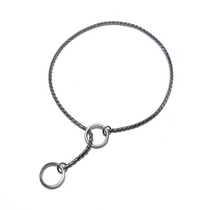 Chaîne de serpent collier étrangleur pour chien en acier inoxydable chiot animal de compagnie spectacle métal Slip collier ras du cou chaîne formation marche pour <span class=keywords><strong>bouledogue</strong></span> français - Product Image 4