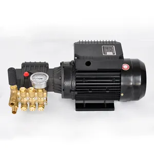 CE High Pressure Cleaning Machine Electric Motor Pump Assembly High Pressure Water Pump for Car Wash Triplex Plunger Pump 380V