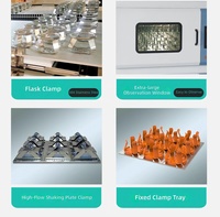 Pengaduk Orbital Digital Tipe Terbuka Kapasitas Besar untuk Meja, Mendukung Flask 250/500/1000ml, Kecepatan 60~280rpm
