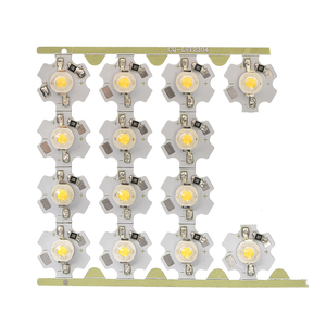 Diodes <span class=keywords><strong>LED</strong></span> à puce 1W haute puissance, pré-soudées sur circuit imprimé (PCB) avec <span class=keywords><strong>câble</strong></span> de 20mm <span class=keywords><strong>pour</strong></span> downlight et projecteur, couleurs bleu, vert, rouge, DC5V - Product Image 3