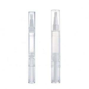 Bolígrafo vacío para aceite de cutículas con punta de pincel, aplicador de brillo labial de 2ml 3ml, cosmético transparente giratorio, bolígrafo vacío para aceite de cutículas y esmalte de uñas - Product Image 6