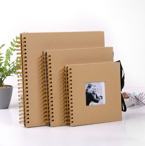 Álbum de Fotos Personalizado de Papel Kraft Ecológico con Encuadernación en Espiral para Bodas, Álbum de Recortes DIY de Alta Calidad en Tamaños de 8 y 10 Pulgadas - Product Image 5