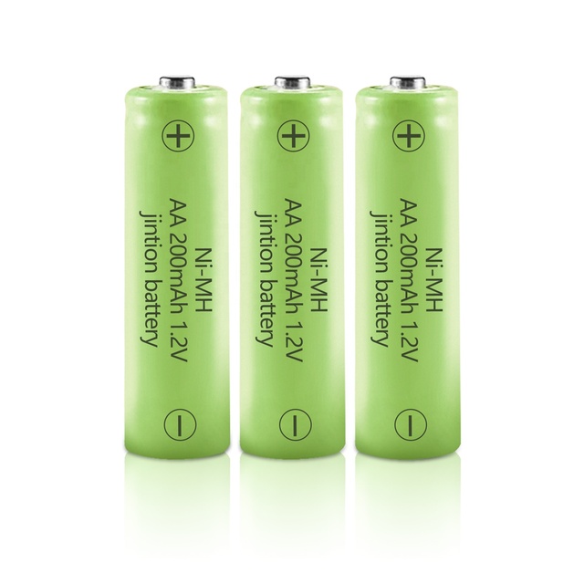 NIMH 200MAH 1.2V Aa Rechargeable Batteries Nimh Aa Nimh Aa Rechargeable Batteries for SOLAR LIGHT LAMP Lanterns
