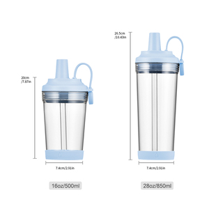 แก้วกาแฟ Tritan หูจับแบบพกพาแก้ว<span class=keywords><strong>ม</strong></span>ักนำ<span class=keywords><strong>ม</strong></span>าใช้ให<span class=keywords><strong>ม</strong></span>่ได้สำหรับดื่มชา<span class=keywords><strong>ไข่มุก</strong></span>และกาแฟงานปาร์ตี้ - Product Image 2