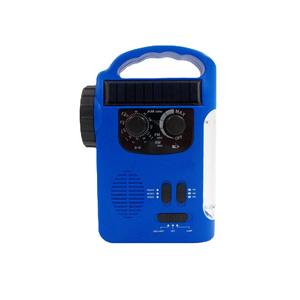 Solar & Hand Crank Emergency AM/FM/SW Radio with Flashlight & Power Bank - Product Image 1