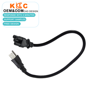 NEMA 5-15P to 4-Hole Cloverleaf <b>Power</b> Cord, US <b>Plug</b> AC <b>Power</b> Cable, Specialized Connector <b>Power</b> Supply Lead for Electronics - Product Image 4