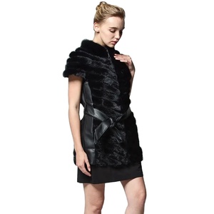 MWFur Hiver Rue Mode <span class=keywords><strong>Femme</strong></span> Manteau De Fourrure Sans Manches Pour Les Femmes En Hiver Femmes <span class=keywords><strong>Gilet</strong></span> De Fourrure De Vison <span class=keywords><strong>Gilet</strong></span> <span class=keywords><strong>Avec</strong></span> <span class=keywords><strong>Ceinture</strong></span> D'hiver - Product Image 1
