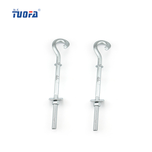 Anclaje Metálico Eléctrico, Pernos en U, <span class=keywords><strong>3</strong></span>/<span class=keywords><strong>4</strong></span>\", 5/8\", <span class=keywords><strong>Perno</strong></span> <span class=keywords><strong>de</strong></span> Ojo con Abrazadera, Sistema <span class=keywords><strong>de</strong></span> Medición en Pulgadas, Base <span class=keywords><strong>de</strong></span> Soporte para Poste - Product Image 3