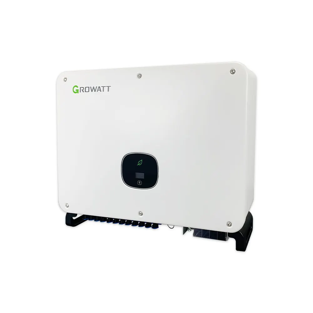 Alibaba Growatt Webshop Mac 60ktl3-x Lv Solar On Grid Inverter 50kw 75kw Met Ip65 5/10 Jaar Garantie Voor Pv Station