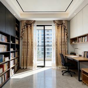 Nuovi <span class=keywords><strong>Design</strong></span> di <span class=keywords><strong>Tende</strong></span> per Ufficio e <span class=keywords><strong>Soggiorno</strong></span>, <span class=keywords><strong>Tende</strong></span> Oscuranti di Lusso con Ricami per Hotel - Product Image 3