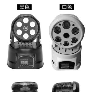 Luz Móvil de Cabeza con 7 LED RGB, Control DMX, Activación por Sonido, Alta Luminosidad, Motorizada, para DJ, Discotecas, KTV, Bares y Fiestas - Product Image 1