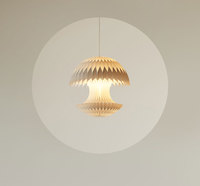 Lampe de plafond Spazepaper Drop Lighting, 3 couleurs d'éclairage, abat-jour en papier pliable avec ampoule LED