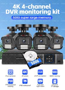 Sistema di Sorveglianza 4ch 8ch 5mp DVR AHD 4K con Visione Notturna a Colori, Telecamera IP Analogica Wireless di Sicurezza IP67 Bullet <span class=keywords><strong>UNV</strong></span> a Prezzo all'Ingrosso - Product Image 3