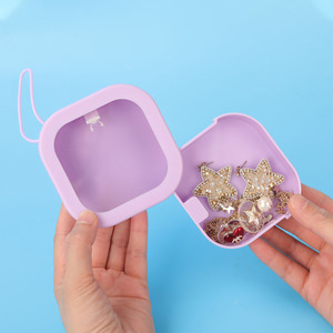 Hair <strong>Tie</strong> Organizer Qtip Dispenser Bathroom <strong>Storage</strong> Organization Cotton Swab Holder Kids Hair Accessory <strong>Box</strong> - Product Image 5