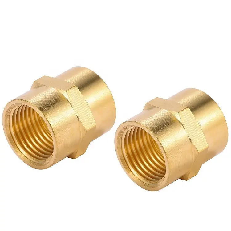 Brass thread Female Straight Quick Release Couplings Pipe Fitting