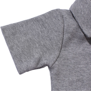Tutina Estiva per Neonata in Cotone, Maglietta Polo <span class=keywords><strong>con</strong></span> Bottoni e Maniche Corte, Completo per Gattonare 100% Cotone - Product Image 4