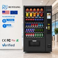Distributeurs automatiques intelligents à écran tactile RUNYANG pour articles de vente au détail, distributeurs automatiques pour aliments et boissons