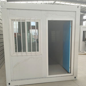 Abris de <span class=keywords><strong>jardin</strong></span> à faible coût Pack plat 20Ft Container Office Labour Camp Flat Pack Cabin Container House - Product Image 3