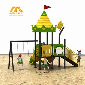 Amusement Park Attractive Children Outdoor Garden Slide Kids Playground Equipment