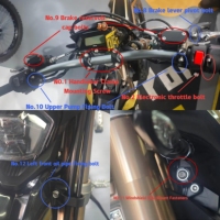 Kit Completo de Fijaciones de Aleación de Titanio Compatible con Sur-Ron Ultra Bee, Se Vende en Secciones Separadas