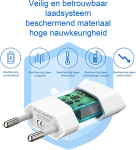 <span class=keywords><strong>Adaptateur</strong></span> <span class=keywords><strong>secteur</strong></span> CE 5V 1A Netzteil pour <span class=keywords><strong>Apple</strong></span> iPhone Handy Ladegerat Smartphone Netzstecker chargeur de voyage prise ue chargeur <span class=keywords><strong>USB</strong></span> - Product Image 3