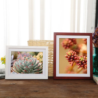 Cadre photo mural rectangulaire en bois massif Longtai, vente en gros d'usine, 5-16 pouces, A3/A4, pour studio