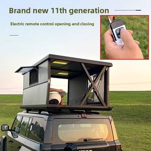 <span class=keywords><strong>Tente</strong></span> de toit transfrontalière entièrement automatique à ouverture rapide personnalisée <span class=keywords><strong>pour</strong></span> SUV Off-Road Tour <span class=keywords><strong>Tente</strong></span> de camping en tissu Oxford imperméable - Product Image 2