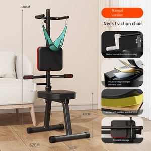 Kursi traksi serviks elektrik, untuk penopang tulang belakang dan leher dengan perenggang pinggang dan penggunaan rumah perangkat medis - Product Image 6