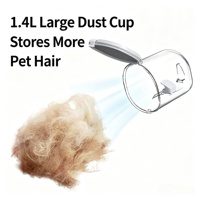 Kit de toilettage pour animaux de compagnie 6 en 1, tondeuse à poils pour animaux, aspiration puissante 12000Pa, faible bruit, éliminateur de poils pour chiens et chats
