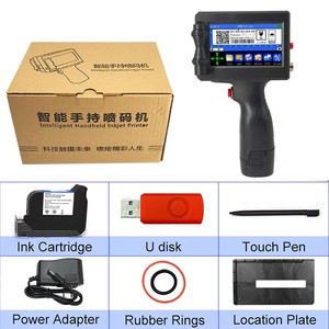 12,7 mm 25,4 mm Thermische Draagbare Handheld Inkjetprinter Hand Jet Draagbare Printer voor Datumcodering Barcode Plastic Zakken Printer - Product Image 6