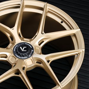 Jantes en alliage d'aluminium Velochi Deep Concave <span class=keywords><strong>Champagne</strong></span> Gold 17-24 pouces pour voitures particulières <span class=keywords><strong>Ferrari</strong></span> Audi Tesla Lamborghini - Product Image 6